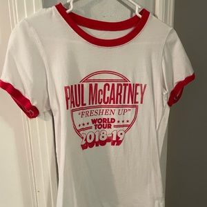 Paul McCartney Freshen Up Tour Women’s Tee, size Sm
